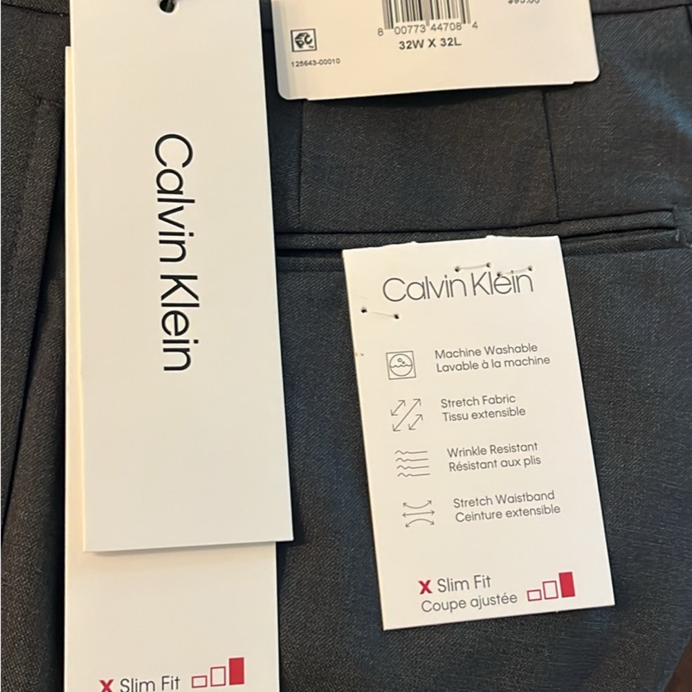 Calvin Klein Gray Dress Pants